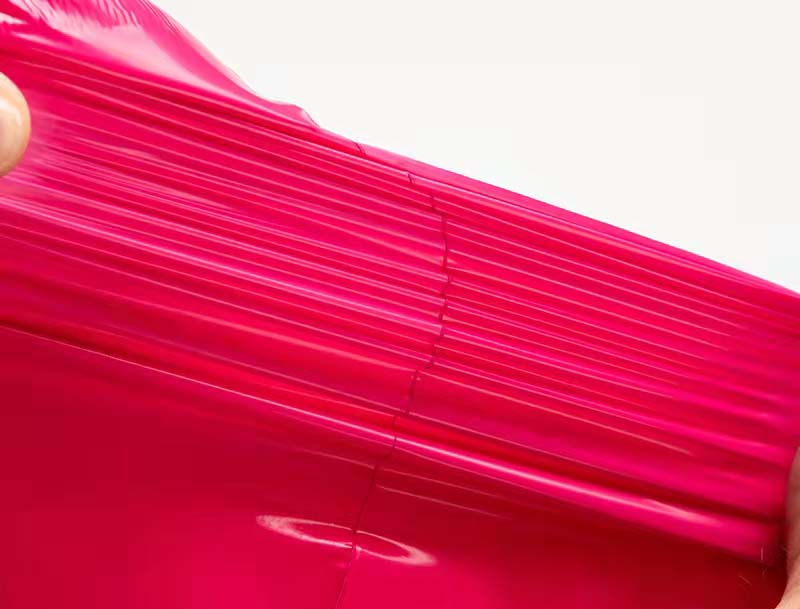 广丰玫红色快递袋-05