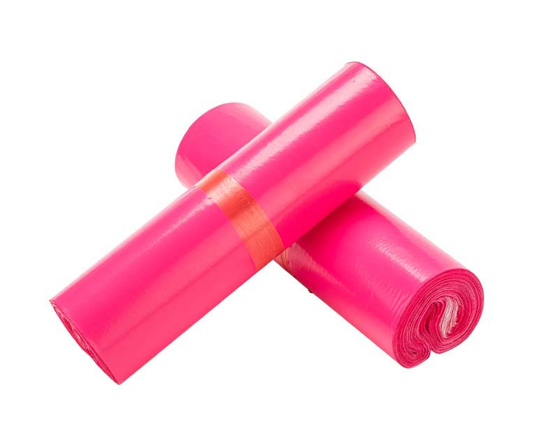 广丰玫红色快递袋-02